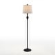 preview thumbnail 16 of 14, Maxax 62.5" Black Metal Traditional Floor Lamp