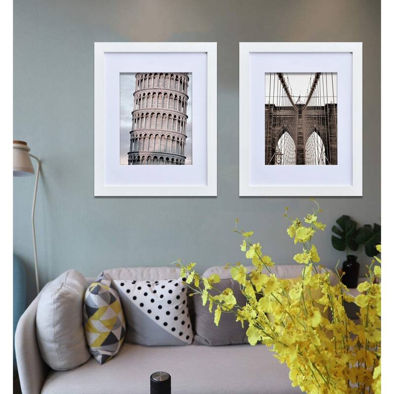 Andraid 11x14 Inch Wood Picture Frame - Set of 2 (Set of 2) - White