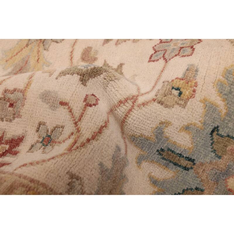 ECARPETGALLERY Hand-knotted Jules Serapi Ivory Wool Rug - 5'10 x 9'0