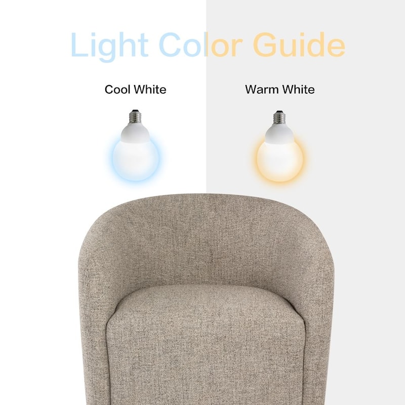 HomePop Nora Upholstered Swivel Accent Chair