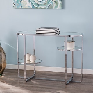 Silver orchid olivia sales mirrored accent table
