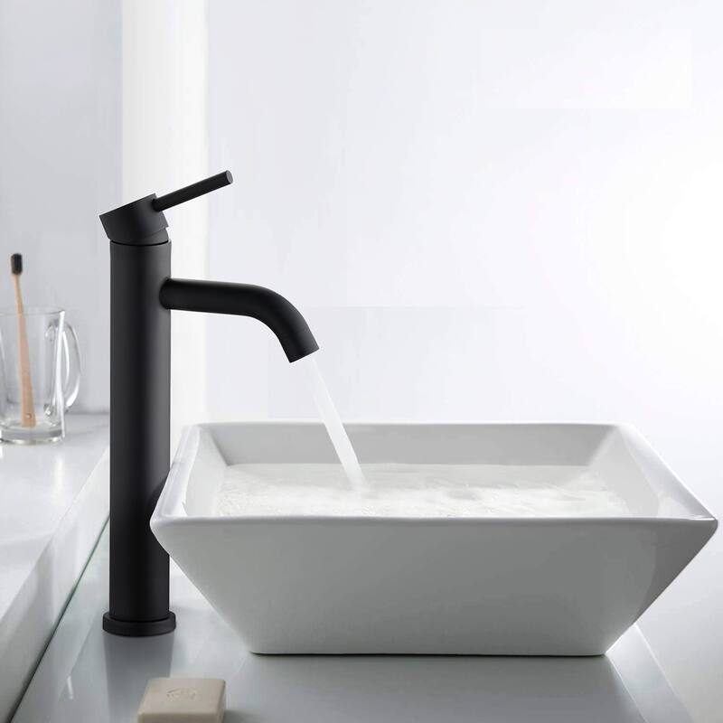 Bathlet Vessel Single Handle Bathroom Sink Faucet