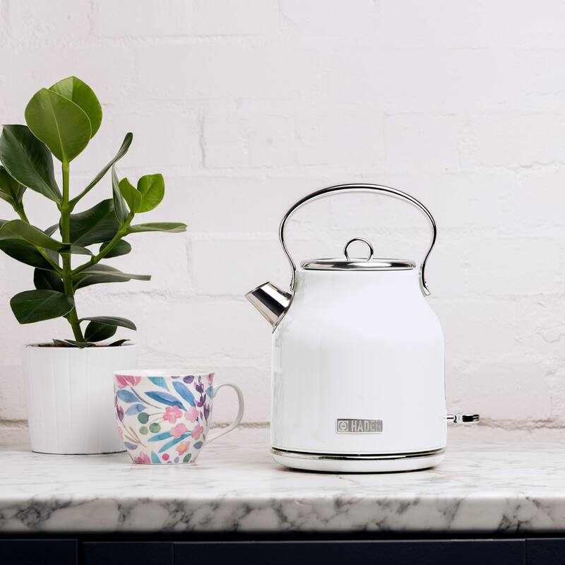 Haden Heritage 1.7 Liter Stainless Steel Electric Tea Kettle