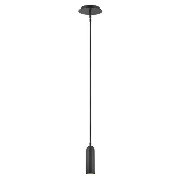 slide 1 of 1, Hinkley Lighting Jax 5" Wide LED Mini Pendant Black