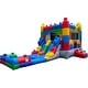 preview thumbnail 6 of 9, HeroKiddo Block Party Commercial Grade Inflatable Bounce House Water Slide Combo with Air Blower, Lightweight, Kids Outdoor Play