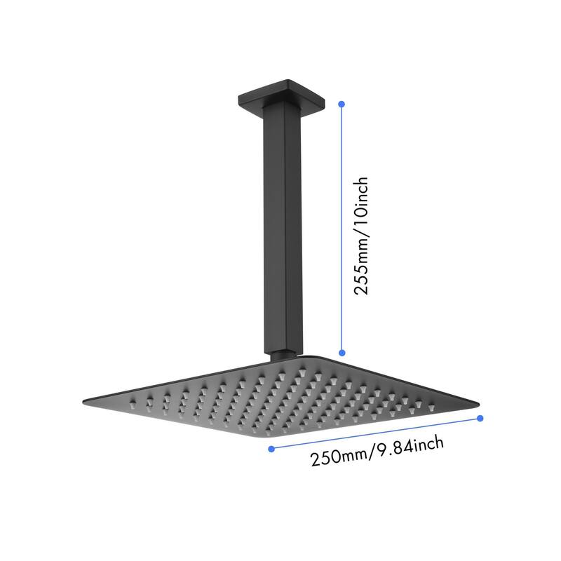 Bathroom Luxury High Pressure Waterfall Rain Shower Head