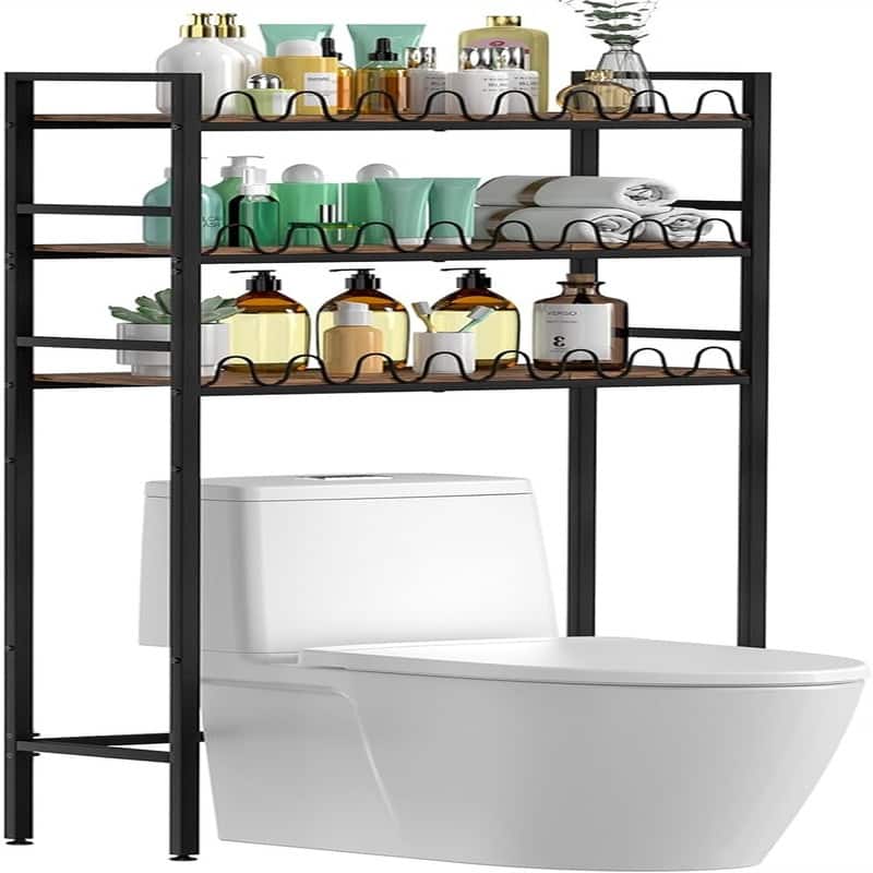Over The Toilet Storage - 9.8"D x 23.6"W x 63"H