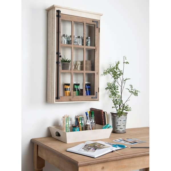 slide 1 of 36, Kate and Laurel Hutchins Decorative Wood Wall Cabinet
