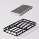 preview thumbnail 8 of 13, 4 Inch Metal Box Spring With Grey Cover, Basics Mattress Foundation