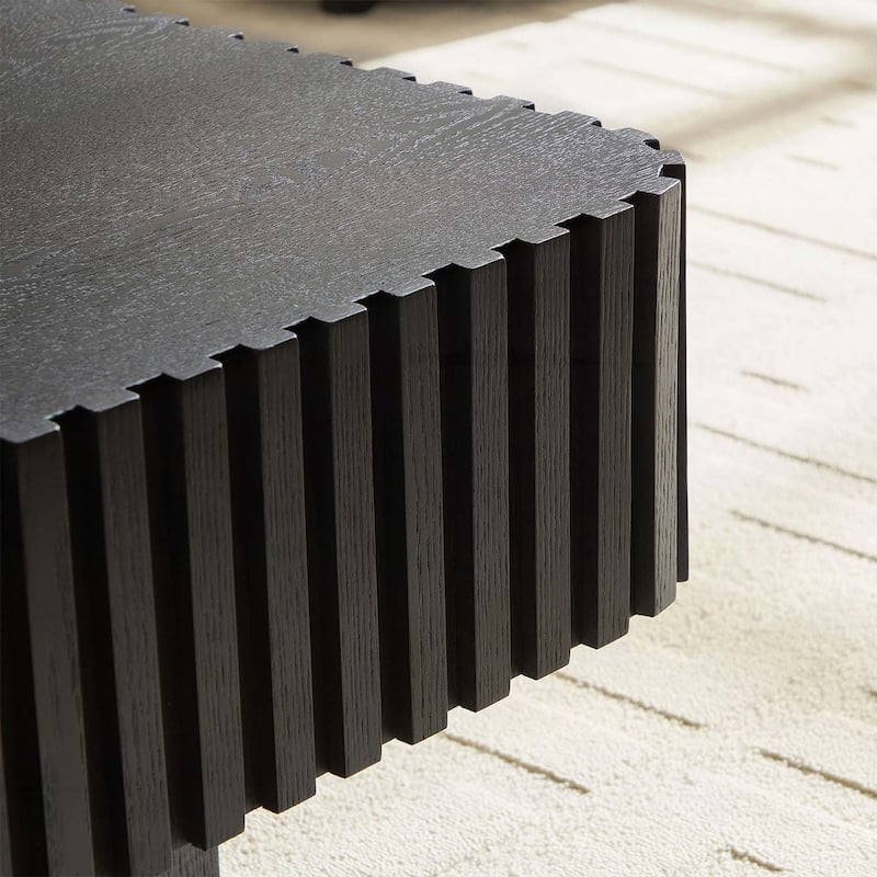 Modern Handcrafted Drum Coffee Table,for Living Room