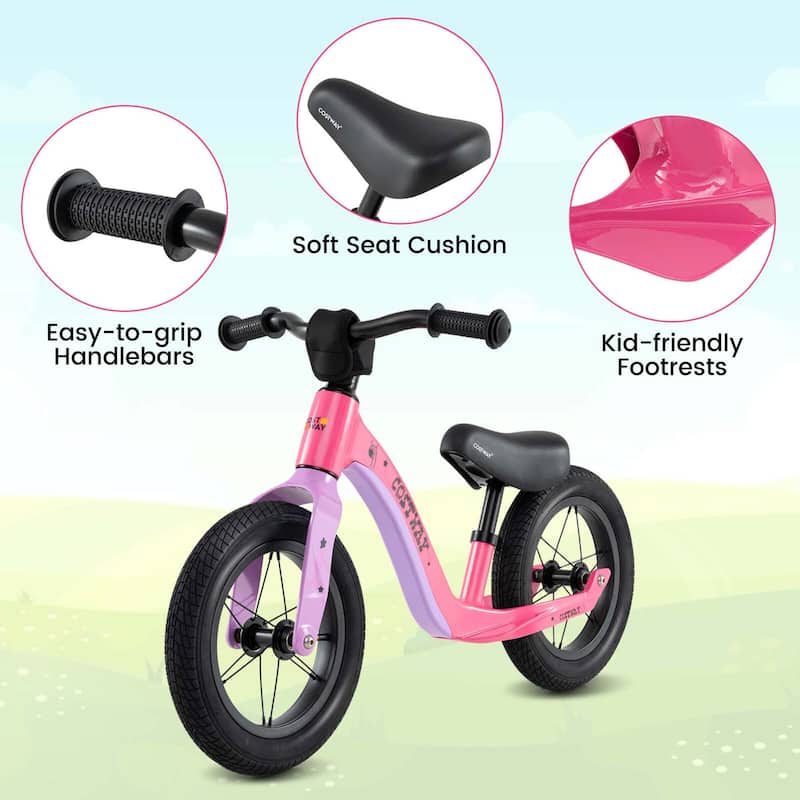 Costway 12 Inch Magnesium Toddler Balance Bike No Pedal Training - See Details