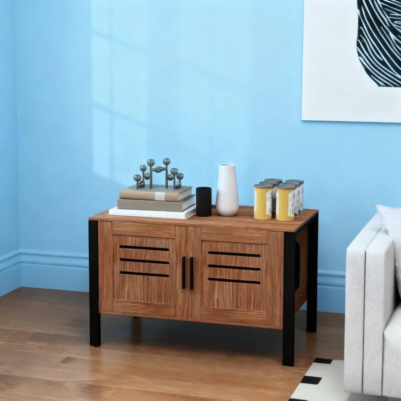 Cat Litter Box Enclosure with Tall Legs