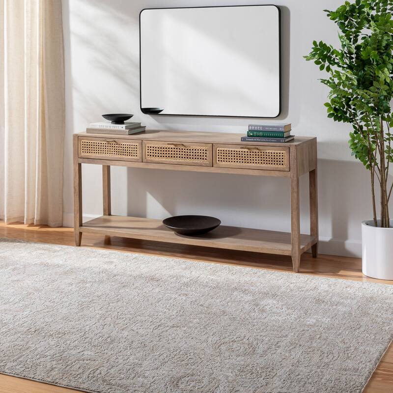 Livabliss Casual Masterpiece Abstract Area Rug - 10' x 13'11" - Gray