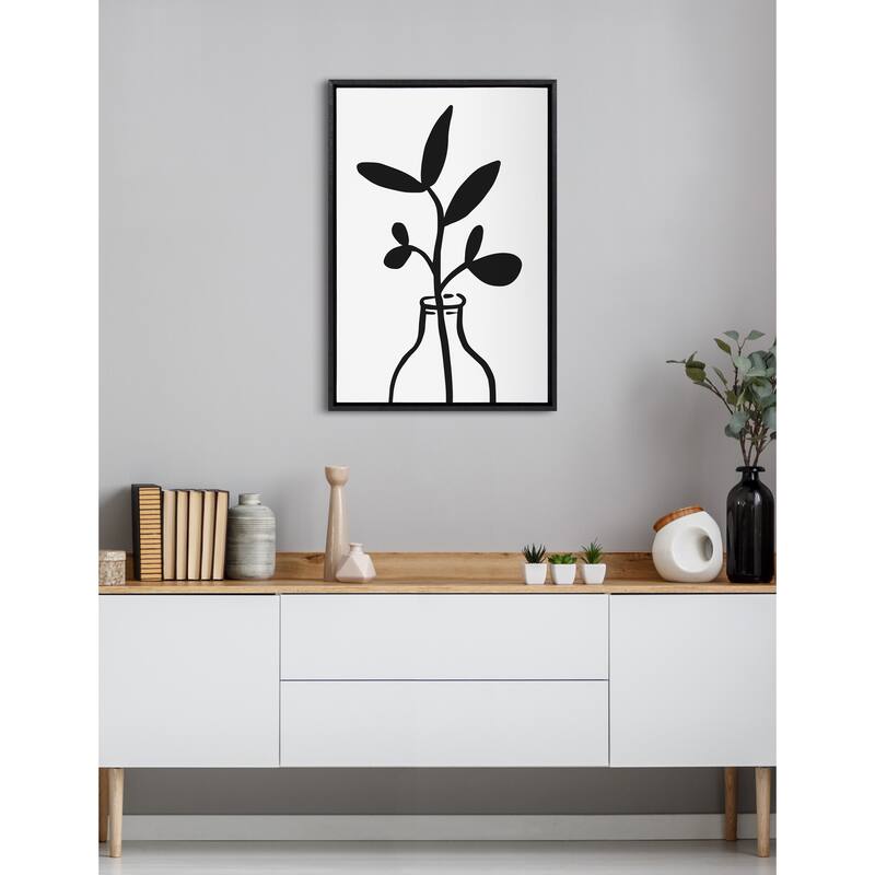 Kate and Laurel Sylvie Botanical Canvas by The Creative Bunch Studio