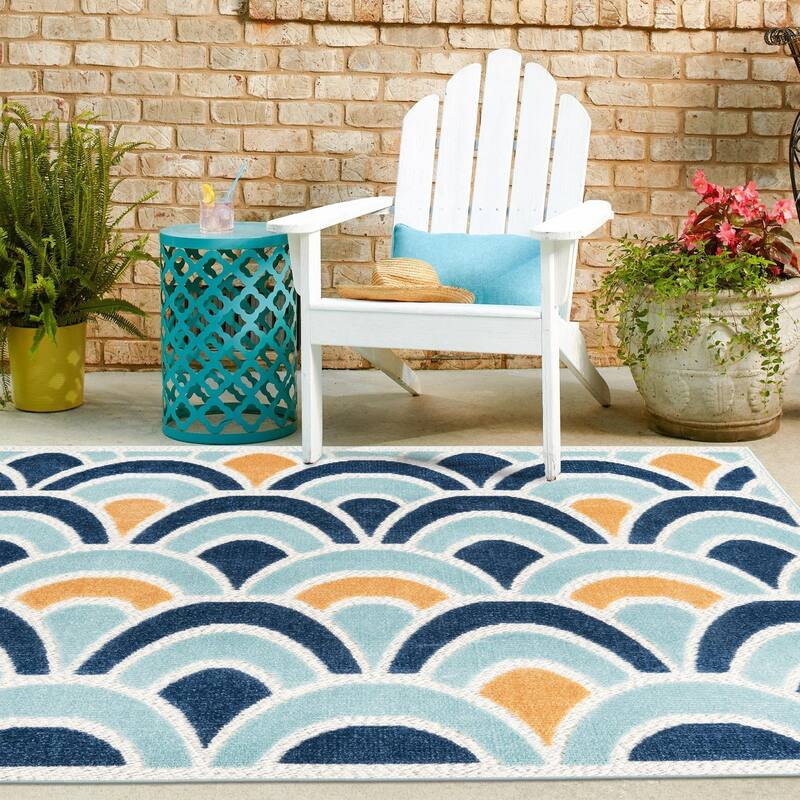 Outdoor Helena Collection Area Rug