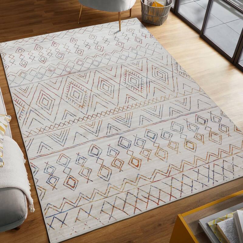 Jean Pierre New York Janae Dream Printed Chenille Rugs - 8x11 - Multi