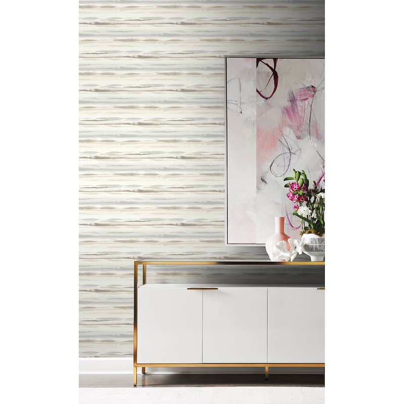 Luxe Haven Horizon Stripe Peel and Stick Wallpaper