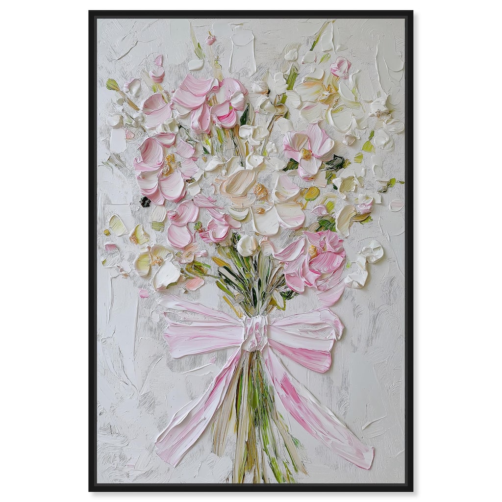 Layered Lily Canvas by Art Remedy