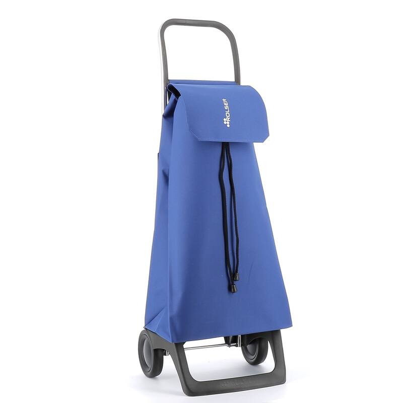 Rolser 88 lb. Capacity Jet LN 2 Wheel Shopping Trolley - 38.39" H x 13.78" W x 11.81" D - Blue