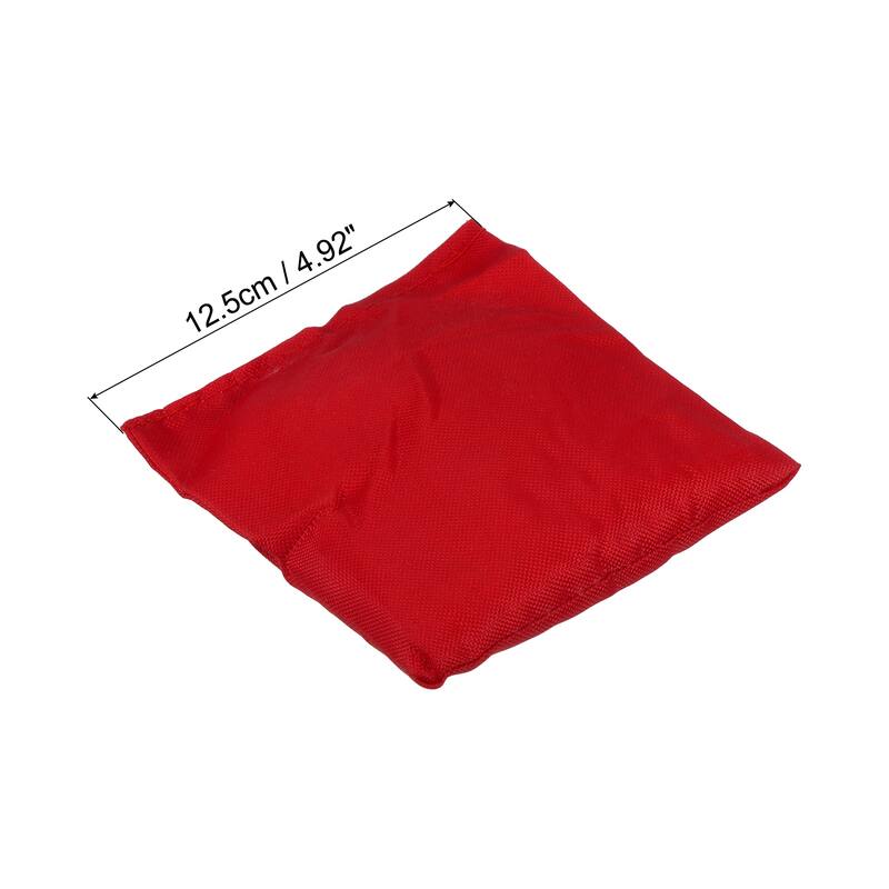 Cornhole Bean Bags, 10Pcs Canvas Sandbag for Carnival Outdoor Game - Red