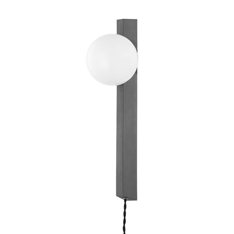 Troy-Standard Brisbane 1 Light Portable Sconce - GRAPHITE