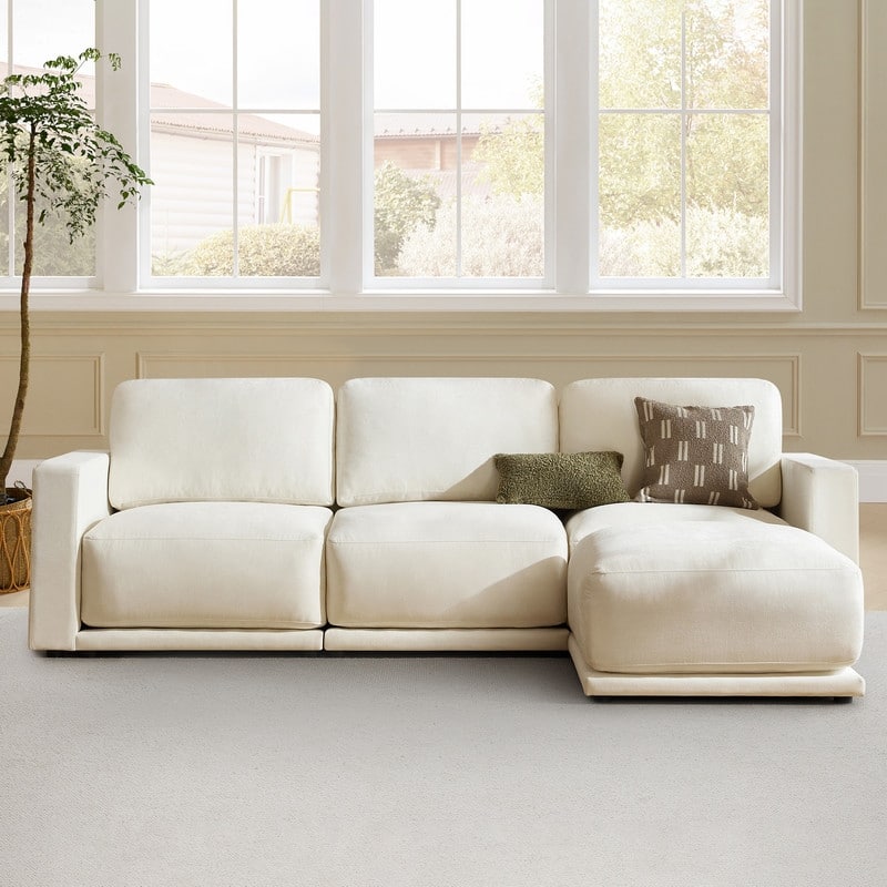 Cathy Oversized Modular Sectional Sofa Cloud Couch for living room