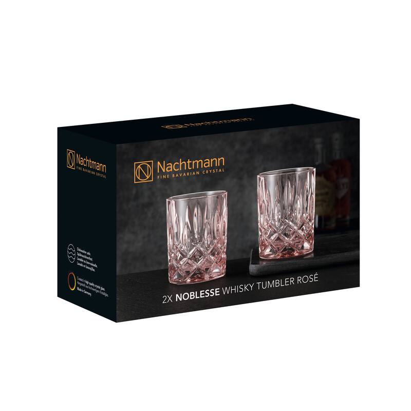 Nachtmann Set of 2 Noblesse Fine Glass Whiskey Tumblers