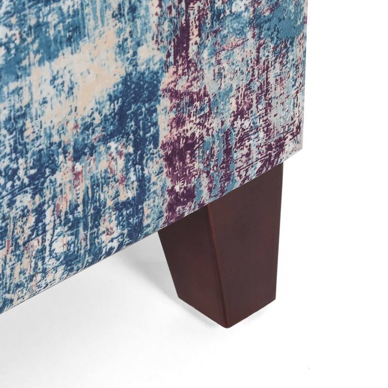 Adeco Square Ottoman with Storage