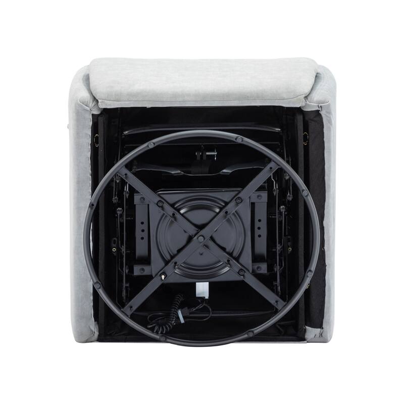 270 Degree Swivel Electric Recliner with a Phone Holder