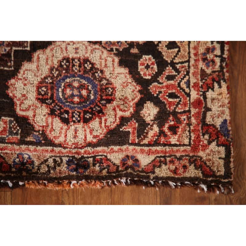 Tribal Shiraz Persian Vintage Area Rug Handmade Wool Carpet - 3'9"x 5'6"