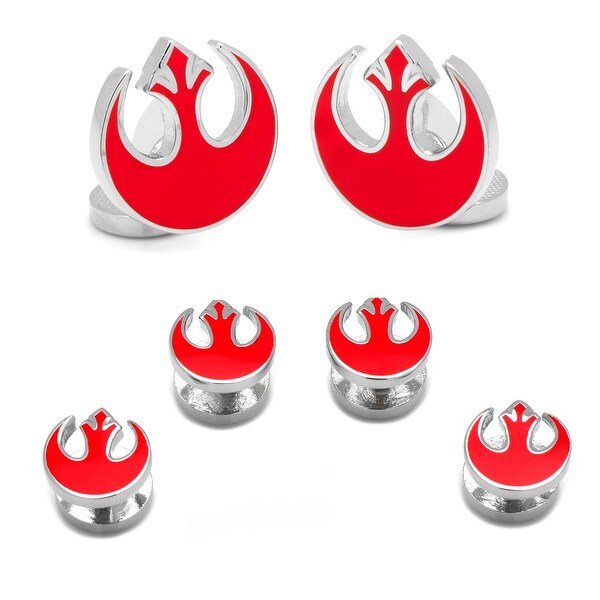 6 Piece Star Wars Rebel Alliance Symbol Tuxedo Stud Cufflinks Set