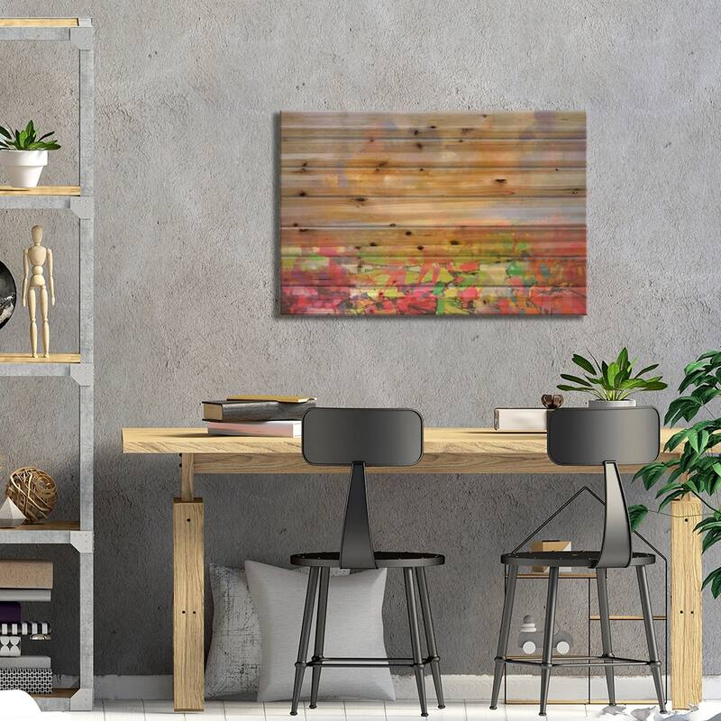 Solidify II Print On Wood by Scott Naismith - Multi-Color