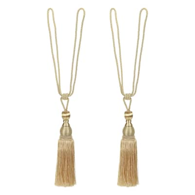 2 Pack 16" Elegant Handmade Curtain Tiebacks Home Office Decorative