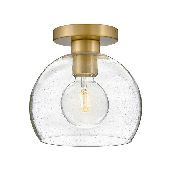 Lark 83011 Rumi 9" Wide Semi-Flush Globe Ceiling Fixture - Bed Bath ...