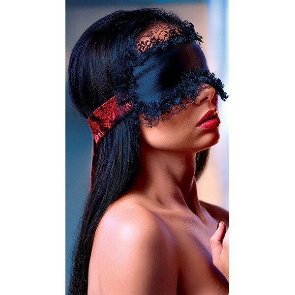 Scandalous Affair Eye Mask - Black - One Size Fits Most - Overstock ...