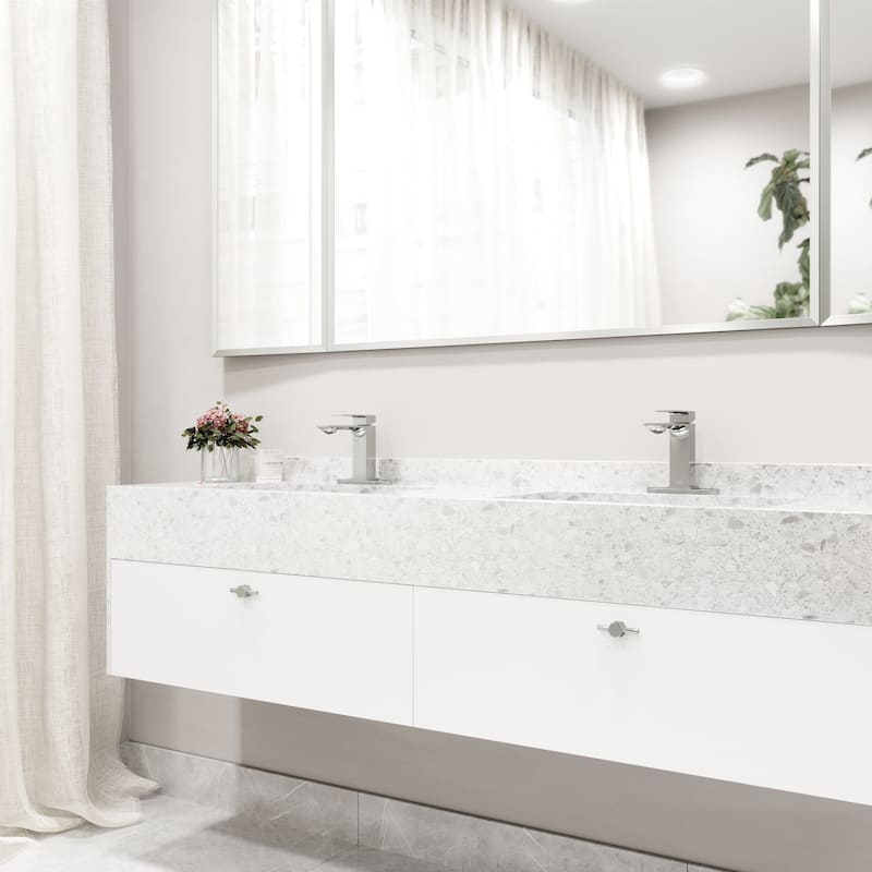 VIGO Dunn 6" H Single Handle Single Hole Bathroom Faucet