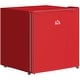 preview thumbnail 2 of 3, HOMCOM Mini Freezer Countertop, 1.1 Cu.Ft Compact Upright Freezer with Removable Shelves, Reversible Door for Home