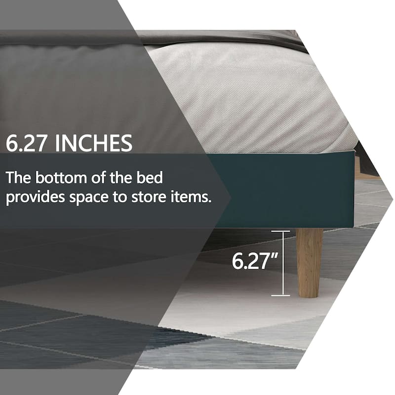 Alazyhome Upholstered Platform Bed Frame