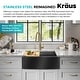 preview thumbnail 75 of 100, KRAUS Kore Workstation Farmhouse Apron Stainless Steel Kitchen Sink