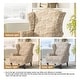 preview thumbnail 64 of 119, 31" W Modern Upholstered Linen Wing Back Accent Chair with Rolled Arm