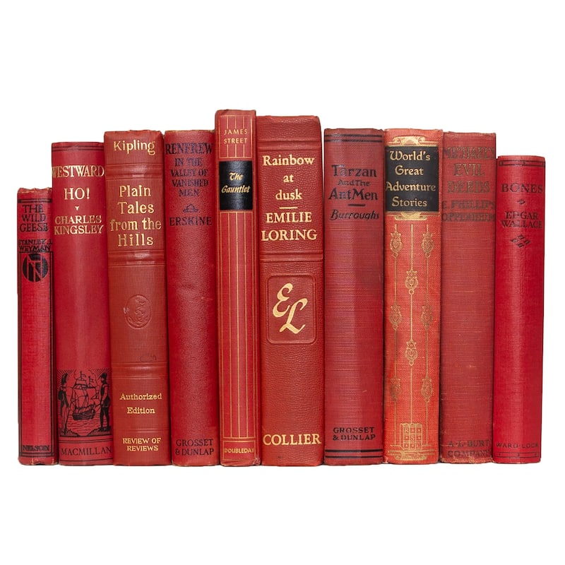 Books Red Decorative Accessories: Vintage Orchard ColorPak