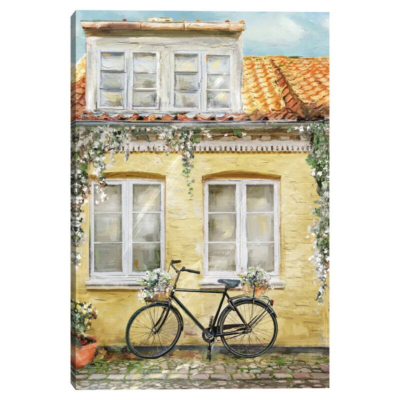 La Bicyclette by Studio Arts Canvas Art Print