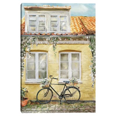 La Bicyclette by Studio Arts Canvas Art Print