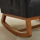 preview thumbnail 44 of 75, Upholstered Rocking Chair Nursery Chair with High Back and Side Pocket