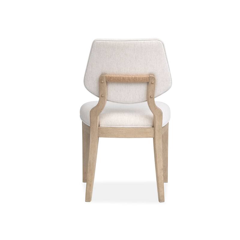 Salt Life Home Sunset Cove Sanibel Brown Upholstered Side Chair Two Pack - 20''W x 22.63''D x 36''H