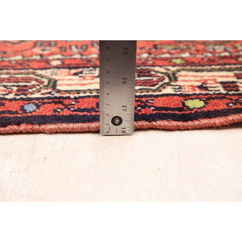 ECARPETGALLERY Hand-knotted Andelz Light Red Wool Rug - 3'5 x 4'11