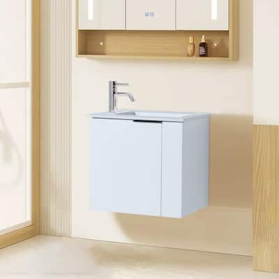 Topcraft 22-inch Wall Mount Bathroom Vanity with Sink - 22"