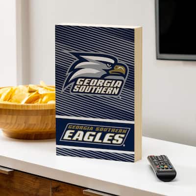 Georgia Southern University Wooden Tabletop Mantel Shelf Sign