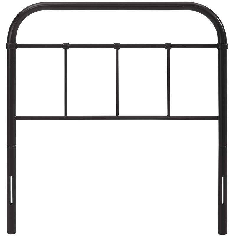 Lomita Classic Twin Size Brown Metal Headboard
