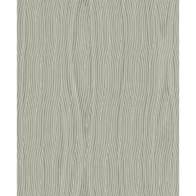 Grayson Grey Geometric Wallpaper - 21in x 396in x 0.025in